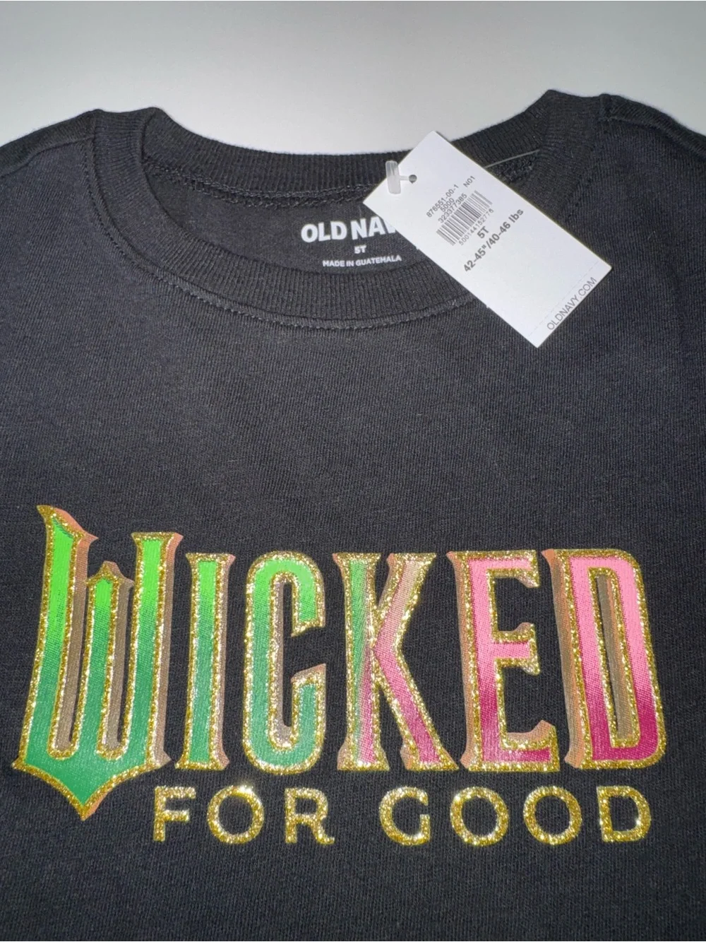 Pretty Shimmer Wicked T-Shirt Girls’ Size 5 NEW